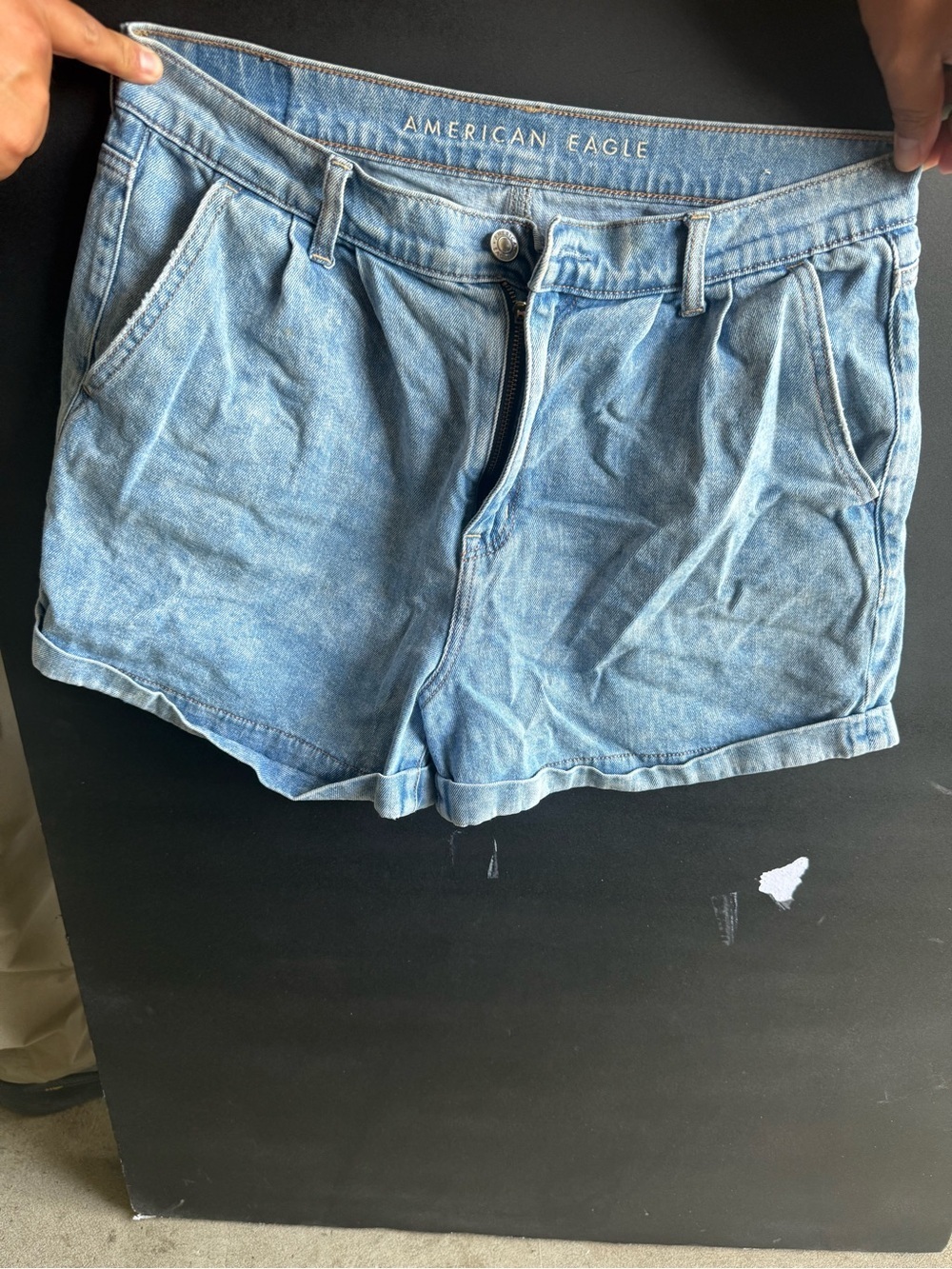 American Eagle Outfitters Light Wash Denim Shorts